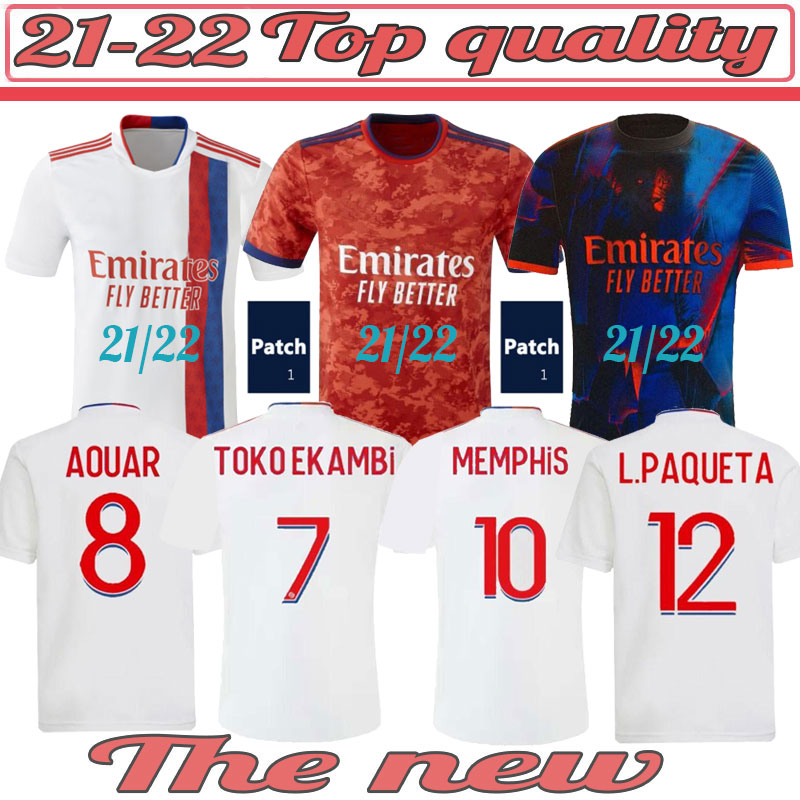 Fans Version 21 22 Soccer Jersey Maillot Lyon 2021 2022 Olympique Lyonnais OL digital fourth football shirts TOKO EKAMBI BRUNO G CHERKI AOUAR HOME JUNINHO
Fans Version 21 22 Soccer Jersey Maillot Lyon 2021 2022 Olympique Lyonnais OL digital fourth football shirts TOKO EKAMBI BRUNO G CHERKI AOUAR HOME JUNINHO