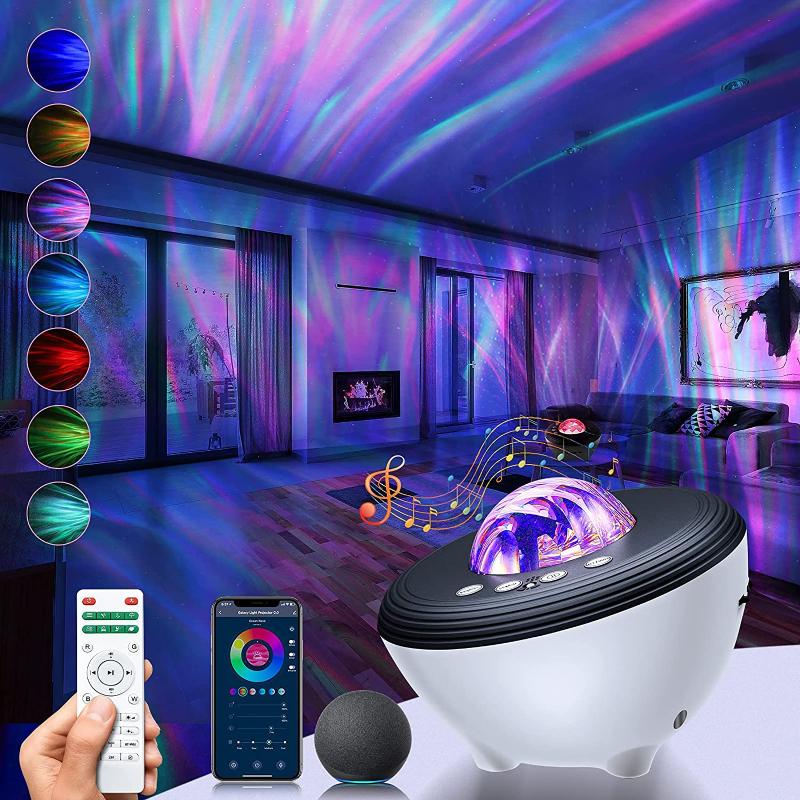 Night Lights Wifi Laser Galaxy Starry Sky Projector Colorful LED Star Light Bluetooth Music Player USB RGB Christmas Lamp Gift
Night Lights Wifi Laser Galaxy Starry Sky Projector Colorful LED Star Light Bluetooth Music Player USB RGB Christmas Lamp Gift