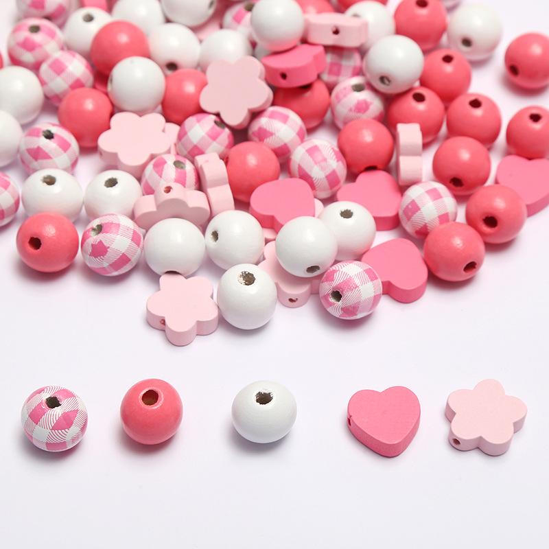 Other 200Pcs/Set Valentine's Day Pink Love Wooden Beads Loose For Jewelry Making DIY Fashion Romance Custom Handmade Accessories
Other 200Pcs/Set Valentine's Day Pink Love Wooden Beads Loose For Jewelry Making DIY Fashion Romance Custom Handmade Accessories