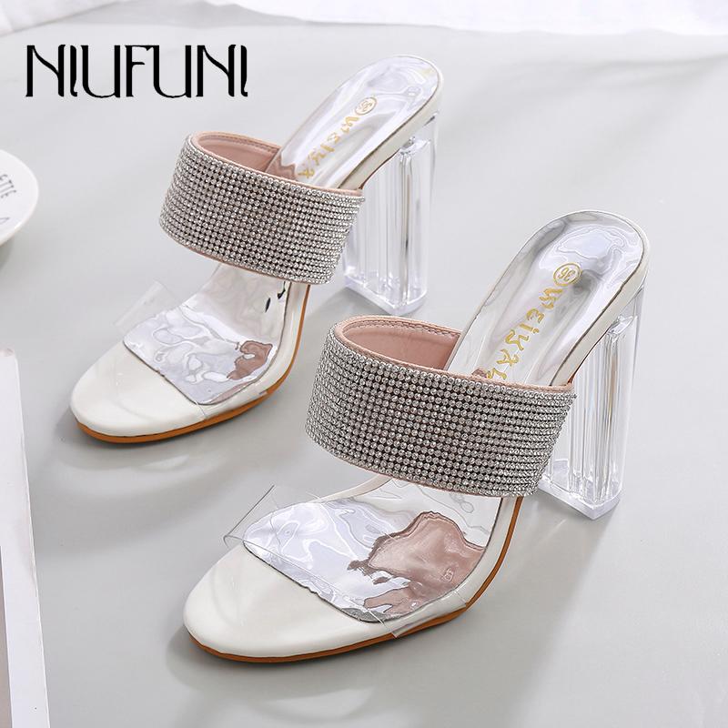 Slippers Fashion Transparent Crystal Rhinestone Women's Sandals 2021 Summer Sexy Super High Heels Thick Heel Ladies Shoes, Black
Slippers Fashion Transparent Crystal Rhinestone Women's Sandals 2021 Summer Sexy Super High Heels Thick Heel Ladies Shoes, Black