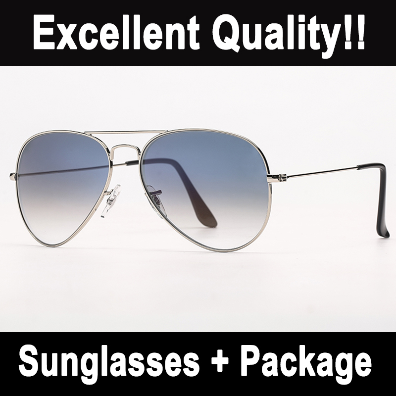 Pilot Fashion Sunglasses Design Metal Frame Sun Glasses Mens Womens Sunglasses UV Protection Glass Lenses Des Lunettes De Soleil for Ladies with Leather Case
Pilot Fashion Sunglasses Design Metal Frame Sun Glasses Mens Womens Sunglasses UV Protection Glass Lenses Des Lunettes De Soleil for Ladies with Leather Case