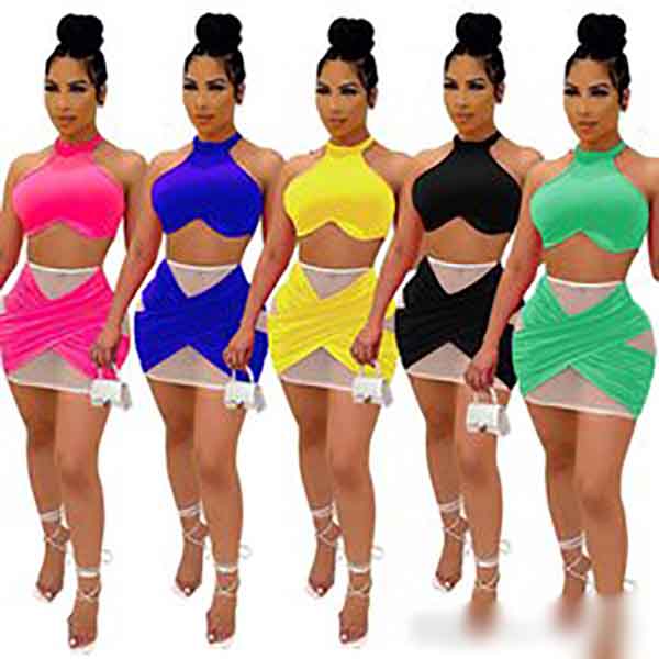 Women Two Pieces Dress Summer Solid Color Sexy Off Shoulder Vest Irregular Stitching Mesh Mini Skirt Suit Club Party Dresses Out, Fill price
Women Two Pieces Dress Summer Solid Color Sexy Off Shoulder Vest Irregular Stitching Mesh Mini Skirt Suit Club Party Dresses Out, Fill price