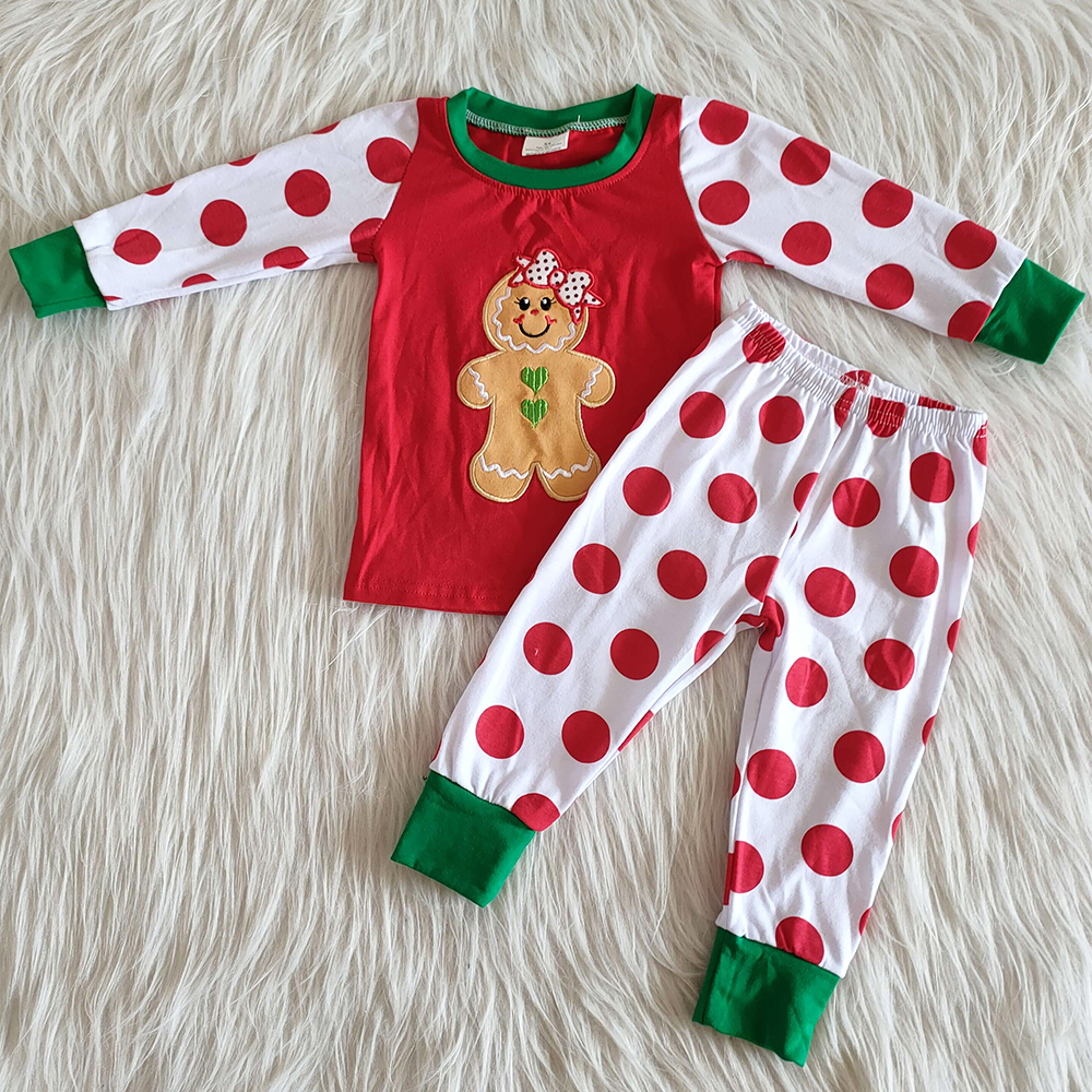 Fashion Kid Designer Clothing Sets Toddler Baby Girls Pajamas Christmas Gingerbread Boutique Kids Pajama Cotton Embroidery Boys Girl Sleepwear Wholesale
Fashion Kid Designer Clothing Sets Toddler Baby Girls Pajamas Christmas Gingerbread Boutique Kids Pajama Cotton Embroidery Boys Girl Sleepwear Wholesale