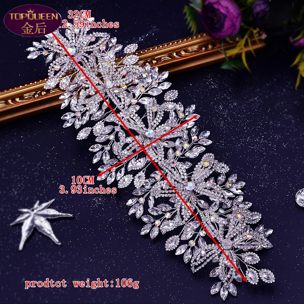 Illusion Diamond Tiara Baroque Beautiful Crown Bride Ladies Jewelry Diamond Crowns Bride Wedding Crown Accessories European Style Retro Palace Crown