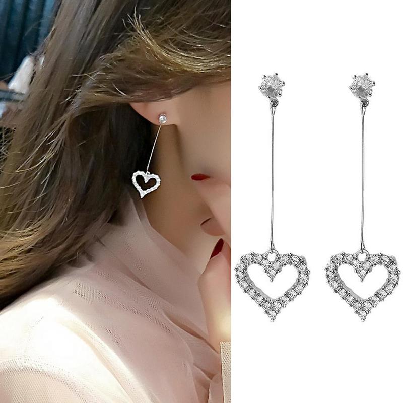 Fashion Exquisite Korean Crystal Diamond Long Tassel Earrings Earrings For Women Heart-shaped Gift Jewelry Y4D8
Fashion Exquisite Korean Crystal Diamond Long Tassel Earrings Earrings For Women Heart-shaped Gift Jewelry Y4D8
