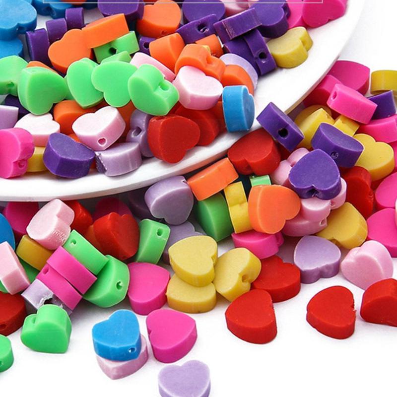 Other Multi-color Lovely Contrast Color Heart Soft Ceramic Bracelet Necklace Jewelry Earrings Beads Handmade Diy Accessory Materi P1v3
Other Multi-color Lovely Contrast Color Heart Soft Ceramic Bracelet Necklace Jewelry Earrings Beads Handmade Diy Accessory Materi P1v3
