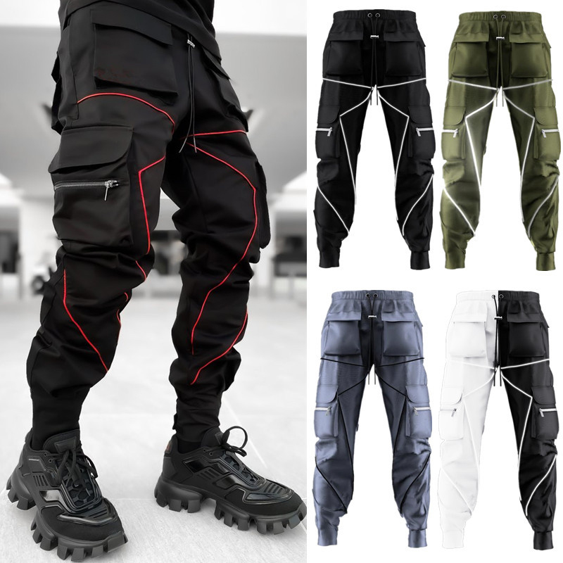Men's Sweatpants Joggers Tactical Cargo Pants Street Bottoms Pocket Reflective Strip Winter Fitness Gym Workout, Black
Men's Sweatpants Joggers Tactical Cargo Pants Street Bottoms Pocket Reflective Strip Winter Fitness Gym Workout, Black