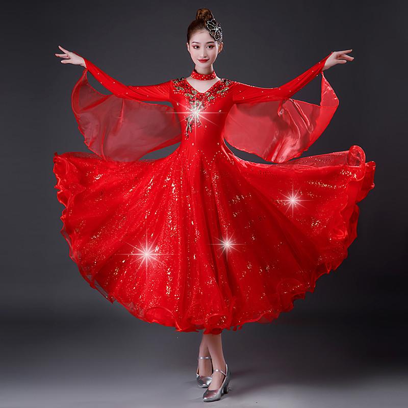 Stage Wear 2021 Ballroom Dance Competition Dress Waltz Dresses Standard Women Costumes, See chart
Stage Wear 2021 Ballroom Dance Competition Dress Waltz Dresses Standard Women Costumes, See chart