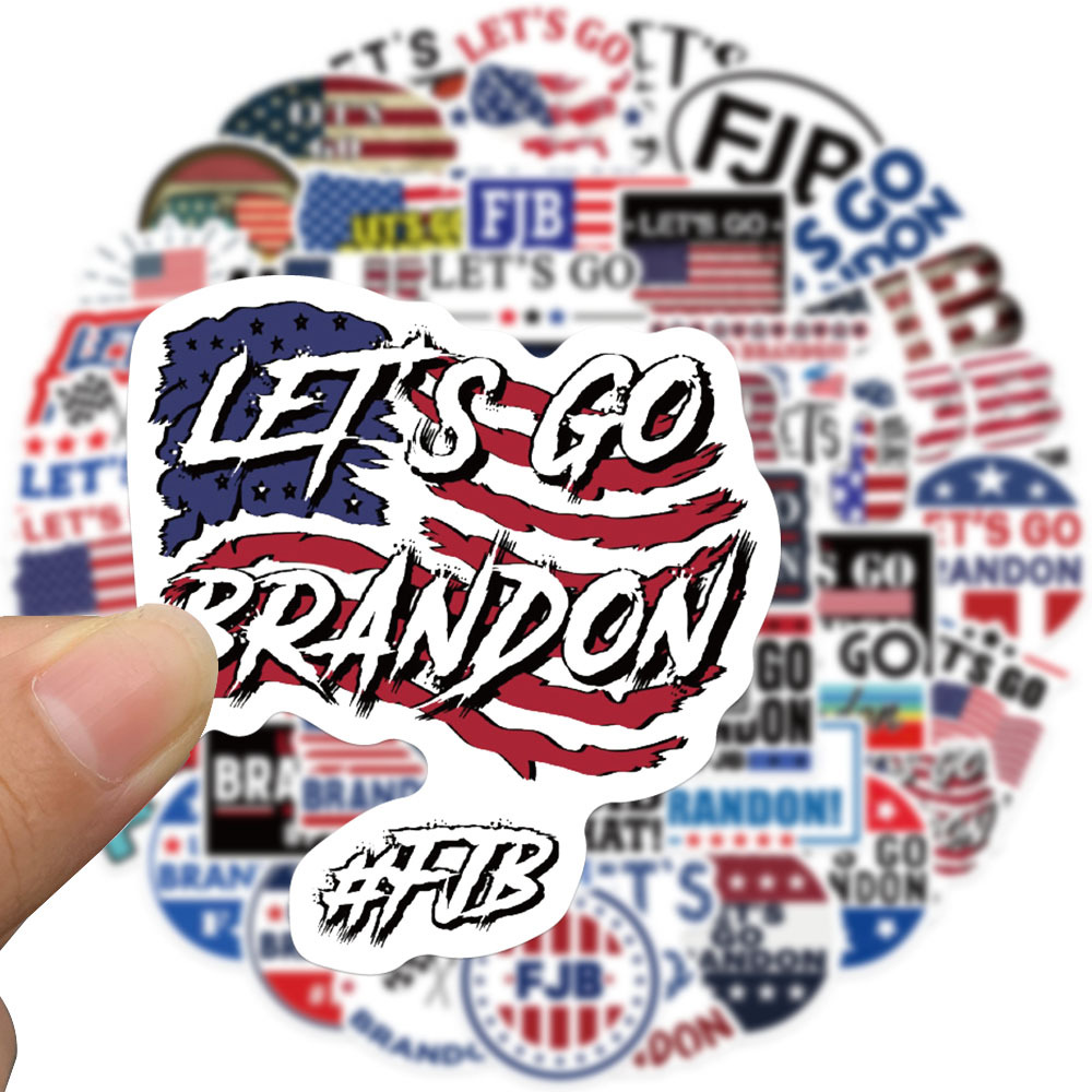 50PCS Let's go Brandon Stickers For Car Laptop PVC Backpack Home Decal Bicycle DIY waterproof sticker
50PCS Let's go Brandon Stickers For Car Laptop PVC Backpack Home Decal Bicycle DIY waterproof sticker