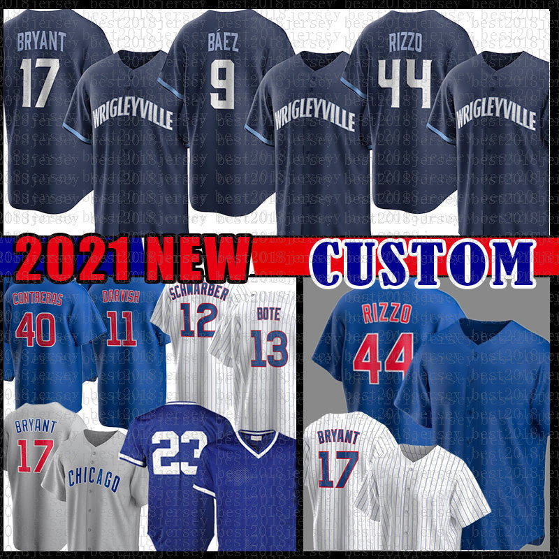 9 Javier Baez 44 Anthony Rizzo Chicago Baseball Jersey Wrigleyville 2021 City Connect Kris Bryant Ryne Sandberg David Bote Ian Happ Willson Contreras Kyle Hendricks, 2021 jersey
9 Javier Baez 44 Anthony Rizzo Chicago Baseball Jersey Wrigleyville 2021 City Connect Kris Bryant Ryne Sandberg David Bote Ian Happ Willson Contreras Kyle Hendricks, 2021 jersey