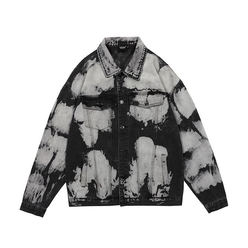 Men's Jackets Men Tie Vibe Dye For Washed Women Harajuku Retro Jeans Style Lapel Casual Denim Coat Streetwear Oversize Clothes Autumn, Black;brown
Men's Jackets Men Tie Vibe Dye For Washed Women Harajuku Retro Jeans Style Lapel Casual Denim Coat Streetwear Oversize Clothes Autumn, Black;brown