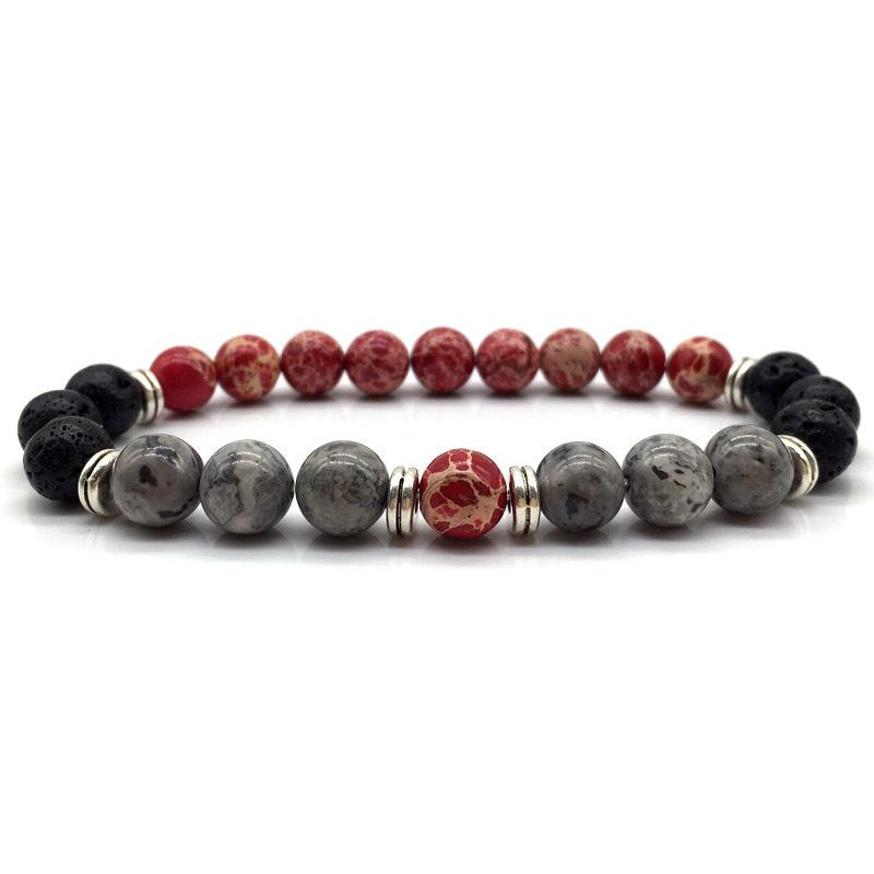 Beaded, Strands Trendy Strand Bracelet Men Handmade Simple 8mm Mix Natural Stone Bead For Jewelry Gift
Beaded, Strands Trendy Strand Bracelet Men Handmade Simple 8mm Mix Natural Stone Bead For Jewelry Gift