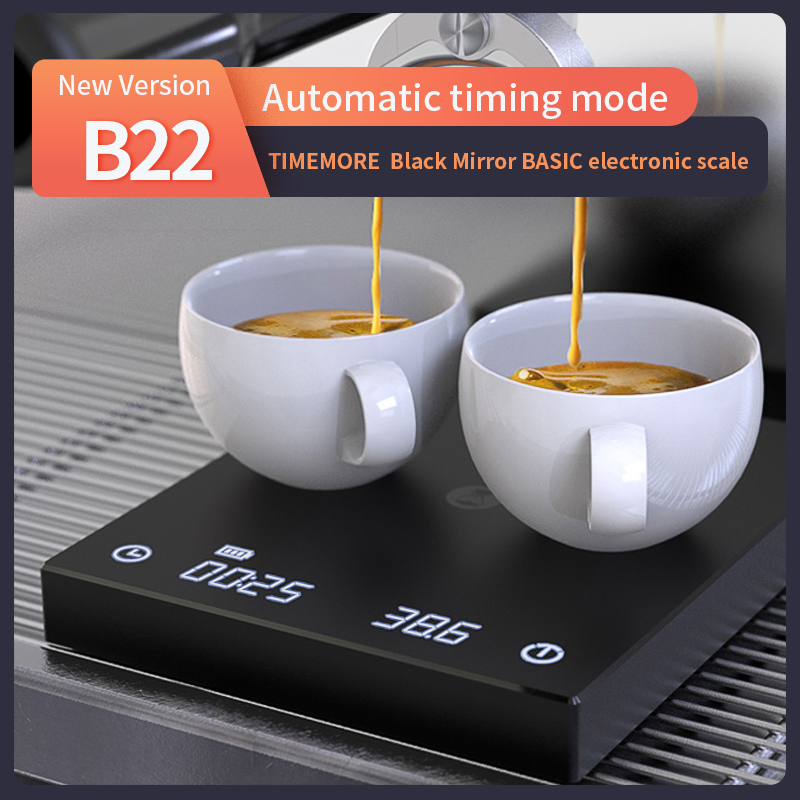 Timemore BLACK BASIC coffee scale smart digital scale pour coffee Electronic Drip Coffee Scale with Timer2kg
Timemore BLACK BASIC coffee scale smart digital scale pour coffee Electronic Drip Coffee Scale with Timer2kg