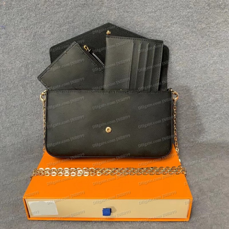 Fashion Bags 3pcs set Women Shoulder Bags Purse Designer Bag Luxury Embossed Chain Strap Cross Body Ladies Flap Purses Clutch Totes With Box Dustbag JN8899, Brown flower
Fashion Bags 3pcs set Women Shoulder Bags Purse Designer Bag Luxury Embossed Chain Strap Cross Body Ladies Flap Purses Clutch Totes With Box Dustbag JN8899, Brown flower