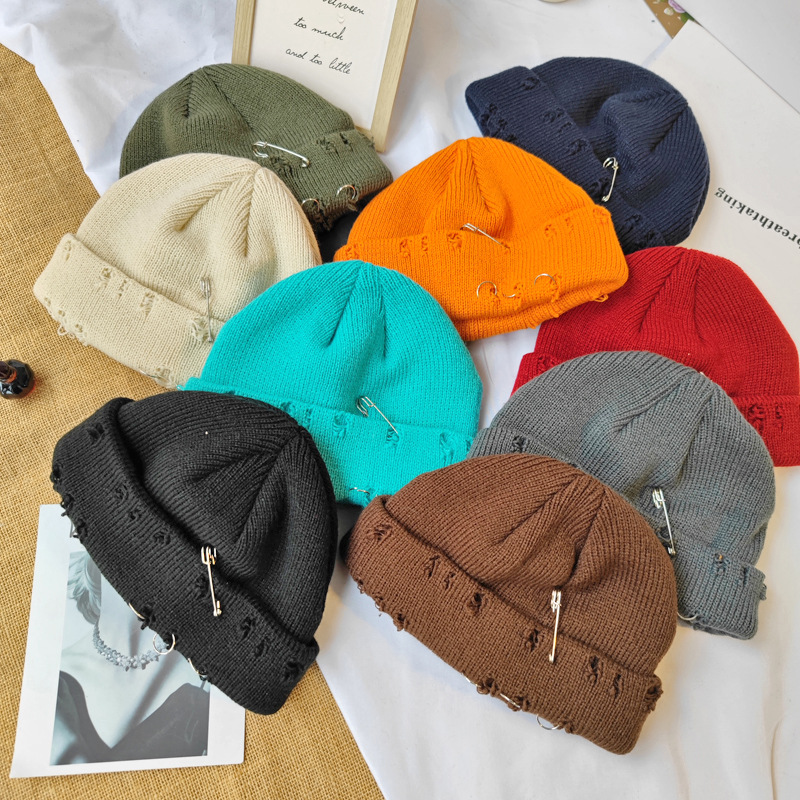 Korean Style Knitted Woolen Cap Womens Autumn and Winter Fried Street Hole Skullcap Mens Ins Hip Hop Beanie Hat Retro Chinese Landlord, M(56-58cm)
Korean Style Knitted Woolen Cap Womens Autumn and Winter Fried Street Hole Skullcap Mens Ins Hip Hop Beanie Hat Retro Chinese Landlord, M(56-58cm)