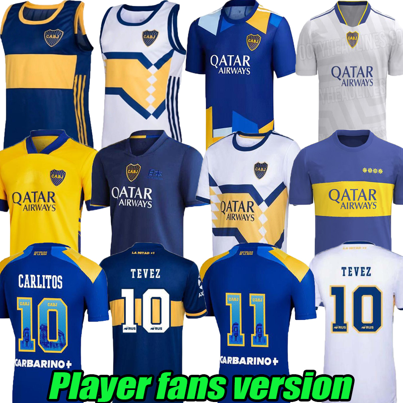 Player Fans version 20 21 22 Boca Juniors away soccer jersey CARLITOS MARADONA TEVEZ DE ROSSI 2021 2022 home third thailand men vest blue White football shirt, 2020
Player Fans version 20 21 22 Boca Juniors away soccer jersey CARLITOS MARADONA TEVEZ DE ROSSI 2021 2022 home third thailand men vest blue White football shirt, 2020