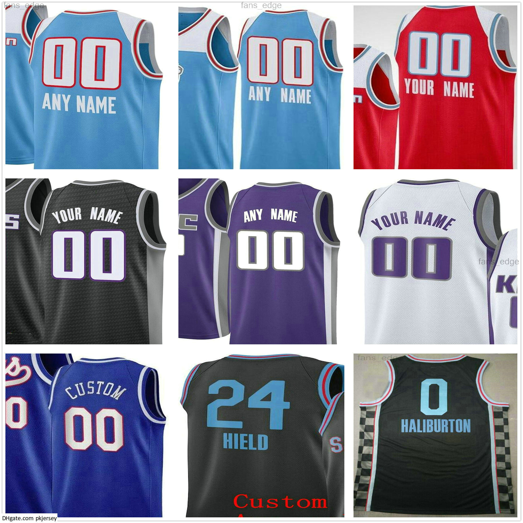 Custom Printed Sacramento DeAaron 5 Fox Buddy 24 Hield Tyrese 0 Haliburton Marvin 35 Bagley III Men Woman Kids Kings Basketball Jerseys, Black;red
Custom Printed Sacramento DeAaron 5 Fox Buddy 24 Hield Tyrese 0 Haliburton Marvin 35 Bagley III Men Woman Kids Kings Basketball Jerseys, Black;red