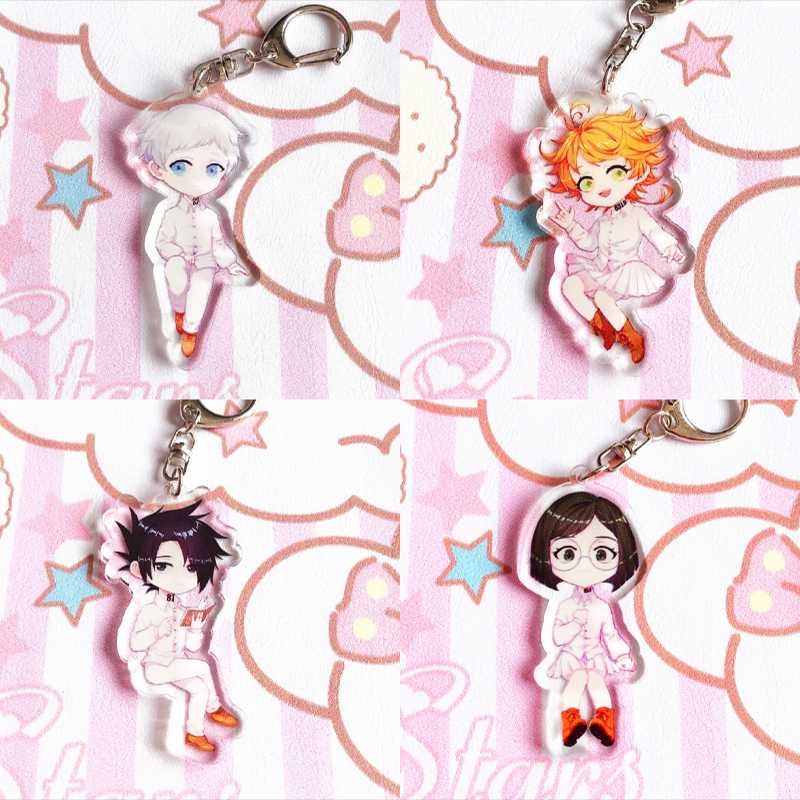 Keychains Fashion The Promised Neverland Keychain Yakusoku No Anime Figures Print Two-sided Acrylic Pendant Key Chain Kids Gift
Keychains Fashion The Promised Neverland Keychain Yakusoku No Anime Figures Print Two-sided Acrylic Pendant Key Chain Kids Gift