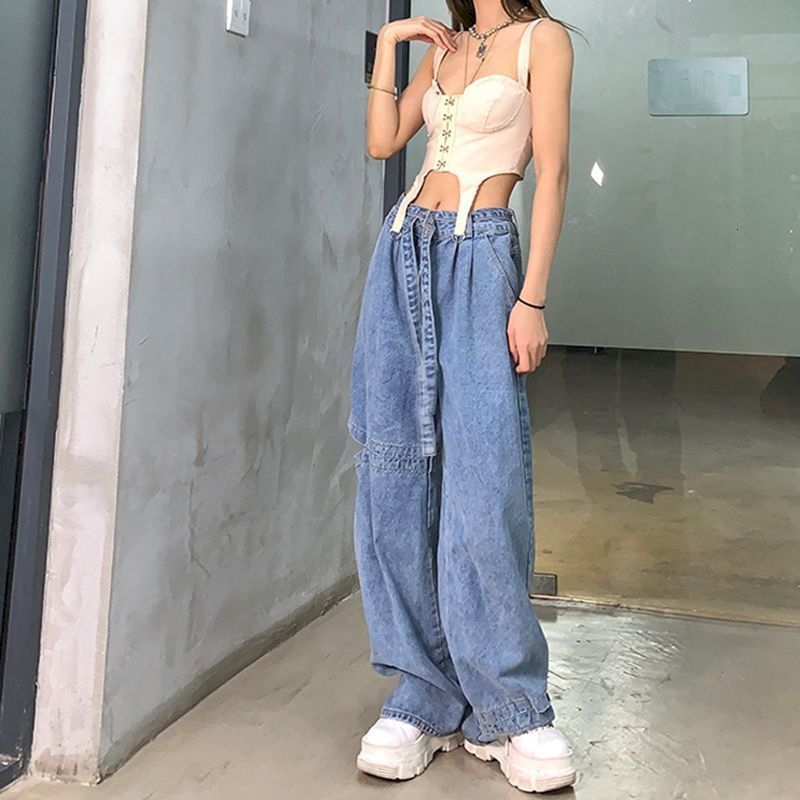 women's jeans long jeans, torn, straight, loose, fall, korean version, high waist, leg, loose pants vh1w, Blue
women's jeans long jeans, torn, straight, loose, fall, korean version, high waist, leg, loose pants vh1w, Blue