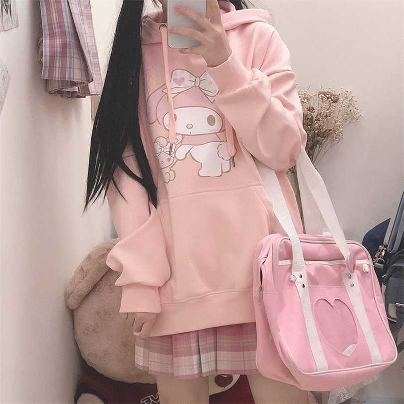 Y2K Japanese Sweet Hoodies for Girls Oversized Sweatshirt Clothes Spring Korean Cartoon Print Pullover Hoodie Sweatshirt 211220, White
Y2K Japanese Sweet Hoodies for Girls Oversized Sweatshirt Clothes Spring Korean Cartoon Print Pullover Hoodie Sweatshirt 211220, White