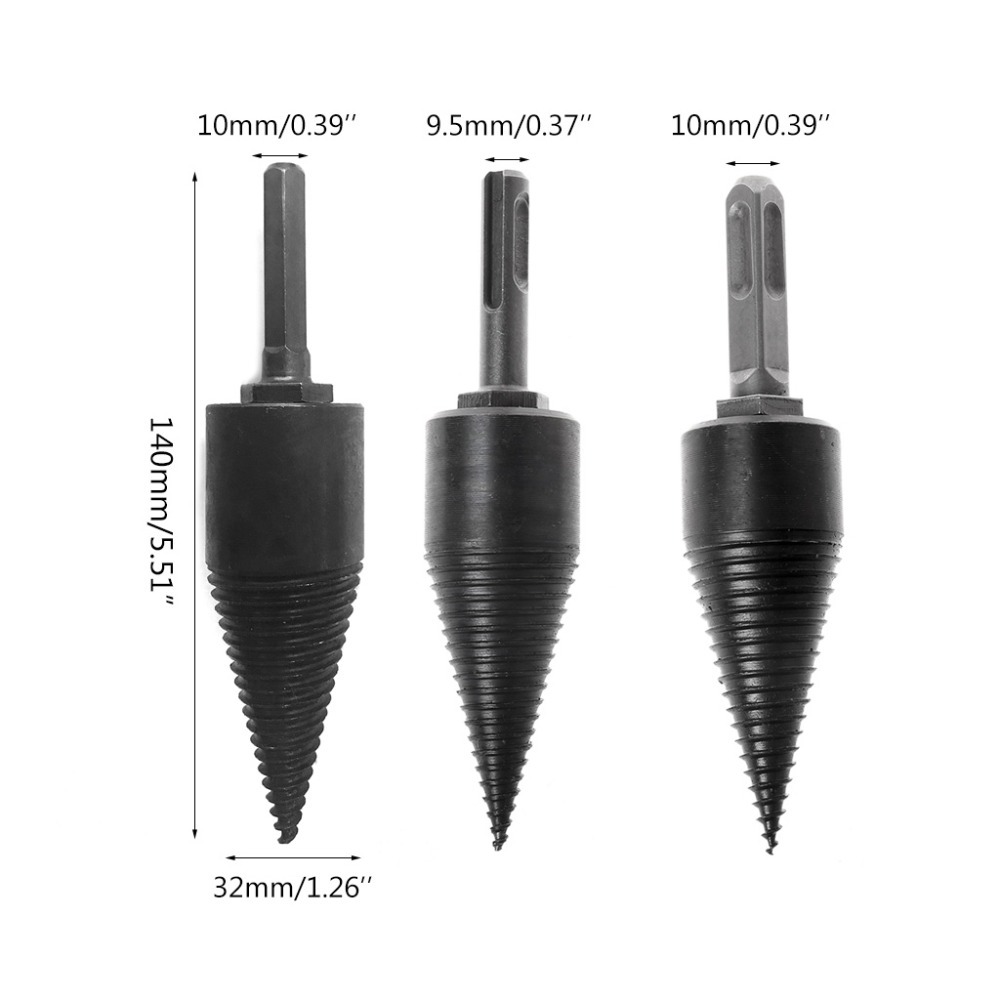 130X32 Mm Brandhout Machine Boor Wood Kegel Space Punch Driver Boor Split Boron