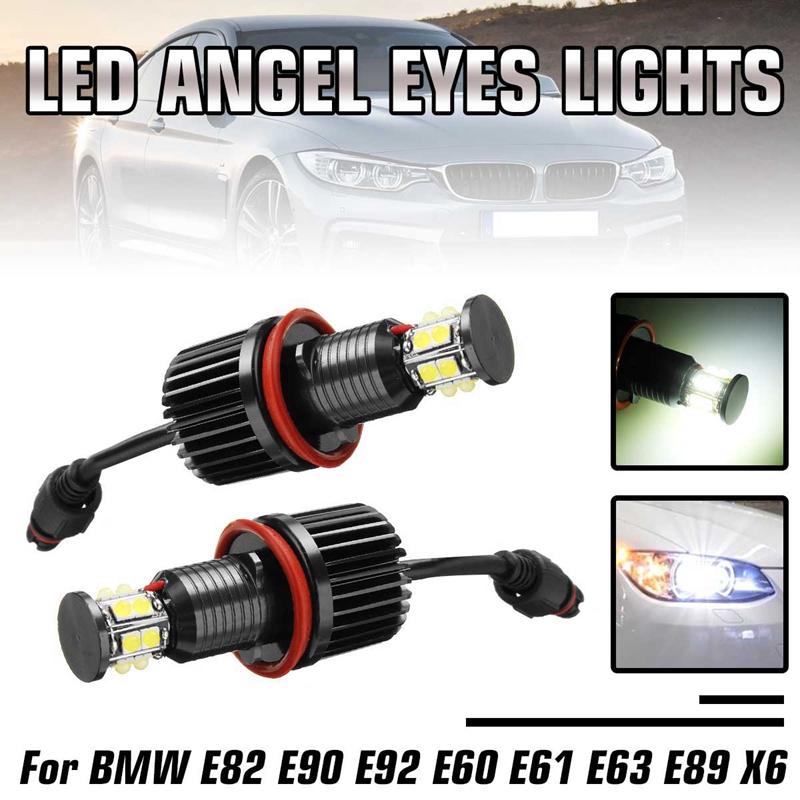 Car Headlights 1 Pair 120W 12LED Angel Eye Marker Bulbs Lamps For E82 E90 E92 E60 E61 E63 E89 X6 H8
Car Headlights 1 Pair 120W 12LED Angel Eye Marker Bulbs Lamps For E82 E90 E92 E60 E61 E63 E89 X6 H8