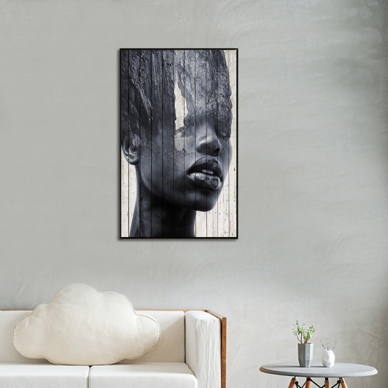 Street Art Women on Board Canvas paintings For living room Wall Art Modern Prints And Posters Decorative Pictures