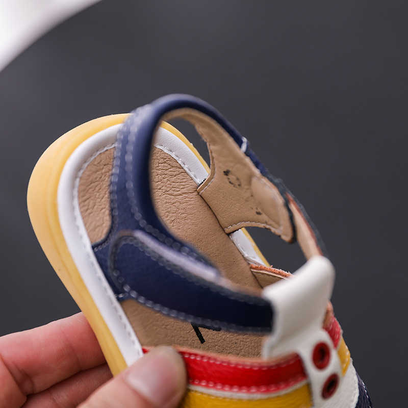 baby sandels summer baby boy baby girl soft sole Genuine Leather shoes 0-3 years 210722