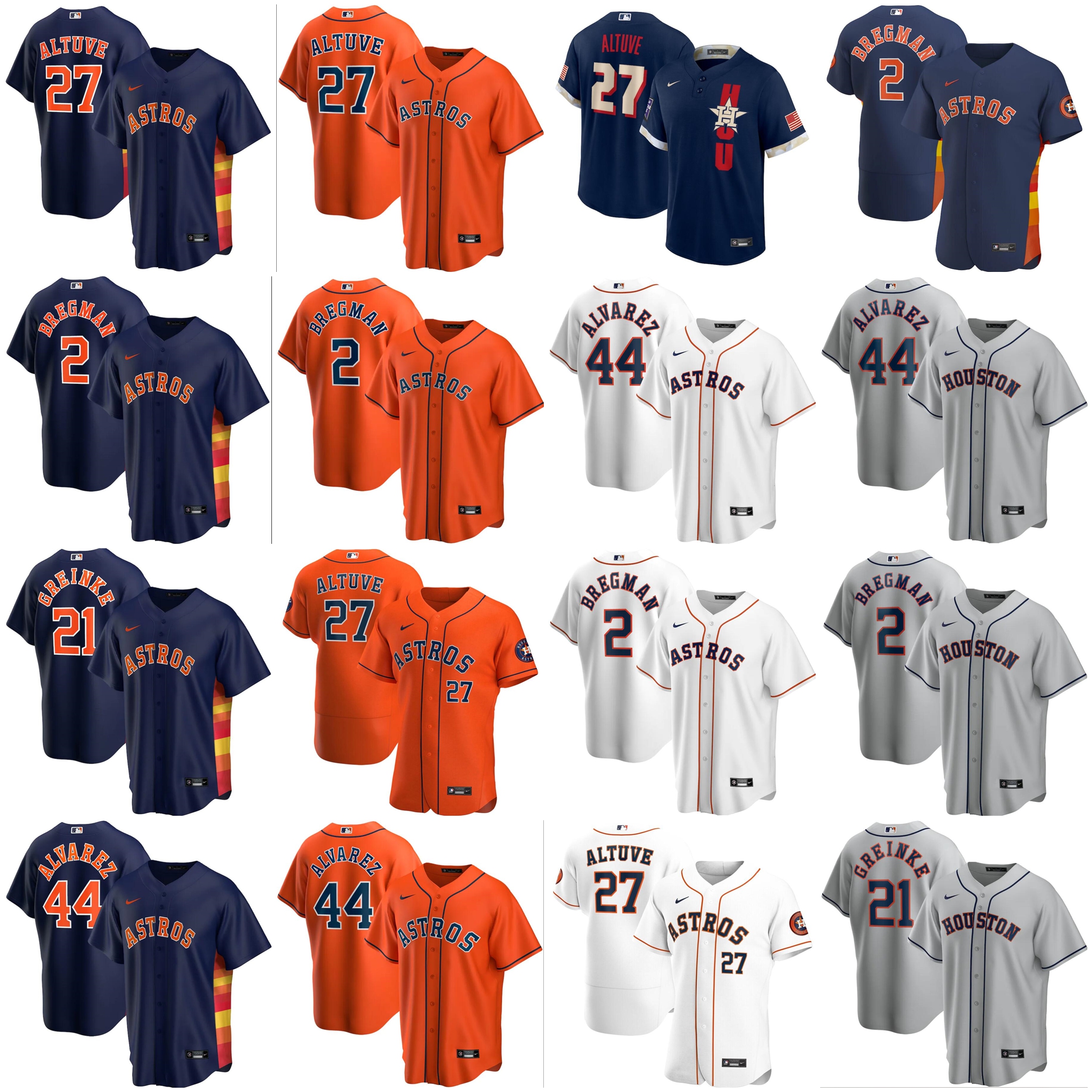 2021 All-Star Game Houston Astros Baseball Jerseys Jose Altuve Jersey Alex Bregman Jeff Bagwell Justin Verlander Nolan Ryan Craig Biggio Car, Blue;black
2021 All-Star Game Houston Astros Baseball Jerseys Jose Altuve Jersey Alex Bregman Jeff Bagwell Justin Verlander Nolan Ryan Craig Biggio Car, Blue;black