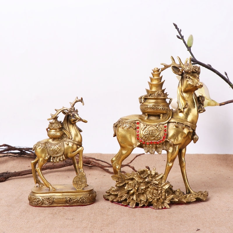 Yang Tongji yuanbaolu cornucopia deer jinbaolu home office handicraft ornaments
Yang Tongji yuanbaolu cornucopia deer jinbaolu home office handicraft ornaments
