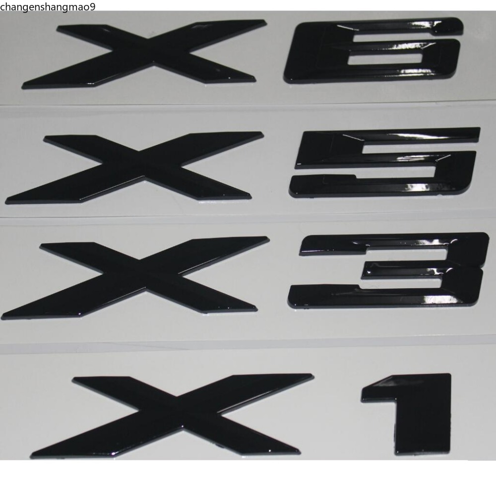 Gloss Black ABS Number Letters Words Car Trunk Badge Badges sticker Emblems for BMW X1 X3 X5 X6
Gloss Black ABS Number Letters Words Car Trunk Badge Badges sticker Emblems for BMW X1 X3 X5 X6