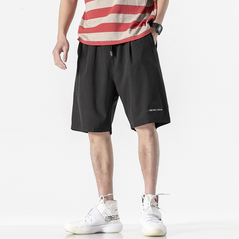 BOLUBAO Solid Color Shorts Men Casual Summer Breathable Sports Drawstring Fifth Pants s Short 210518
