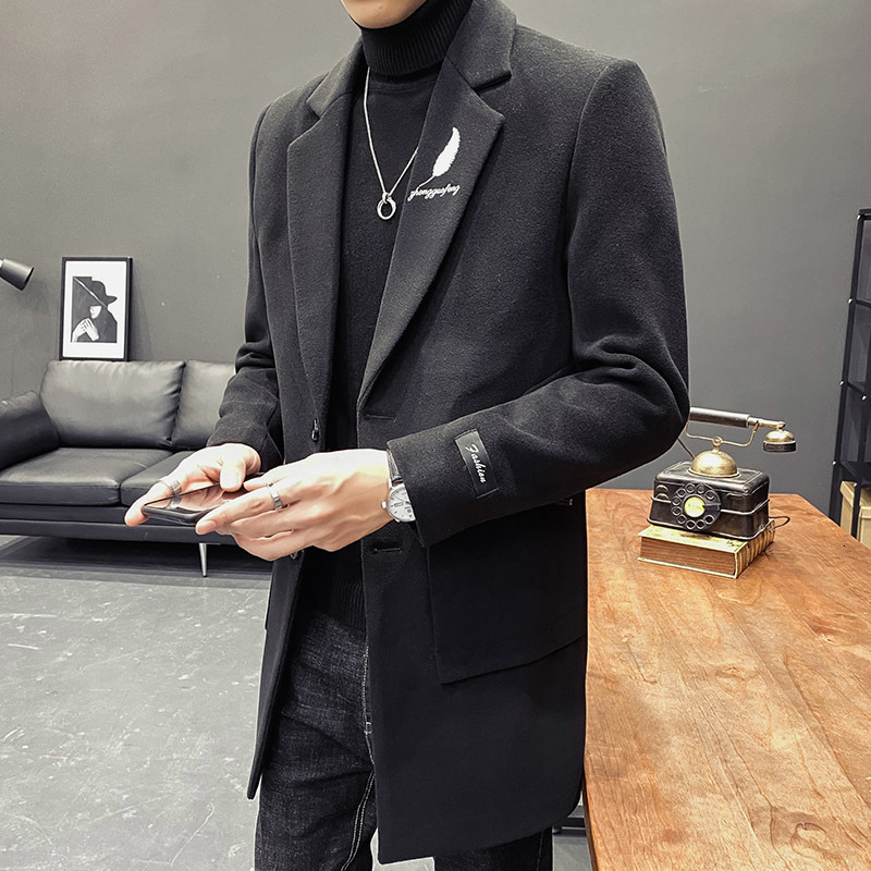 Men's Suits & Blazers 2021 Autumn and winter solid Korean color thin male wool mid-length jacket, 02
Men's Suits & Blazers 2021 Autumn and winter solid Korean color thin male wool mid-length jacket, 02
