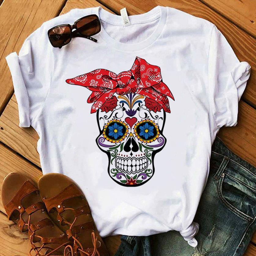 Bandana Skull Punk Mom Women T Shirt Print Tee Mama Summer Female Short Sleeve For Clothing, P2930-2
Bandana Skull Punk Mom Women T Shirt Print Tee Mama Summer Female Short Sleeve For Clothing, P2930-2