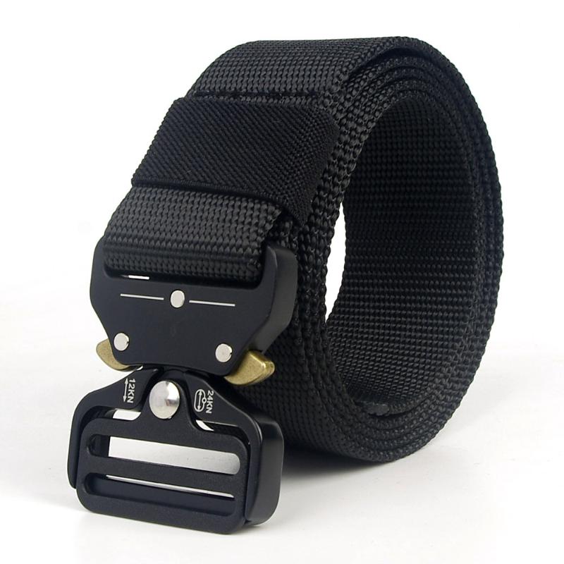 Tactical Belt Men Adjustable Heavy Duty Waist Belts With Metal Buckle Nylon Hunting Accessories Support, Black;gray
Tactical Belt Men Adjustable Heavy Duty Waist Belts With Metal Buckle Nylon Hunting Accessories Support, Black;gray