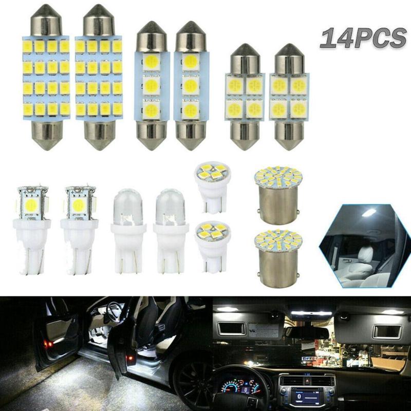 Emergency Lights 14PCS Mixed LED Car Set T10 31MM 36MM 41MM Smd Number License Plate Light Interior Lamp Bulb Turn Signal Brake
Emergency Lights 14PCS Mixed LED Car Set T10 31MM 36MM 41MM Smd Number License Plate Light Interior Lamp Bulb Turn Signal Brake
