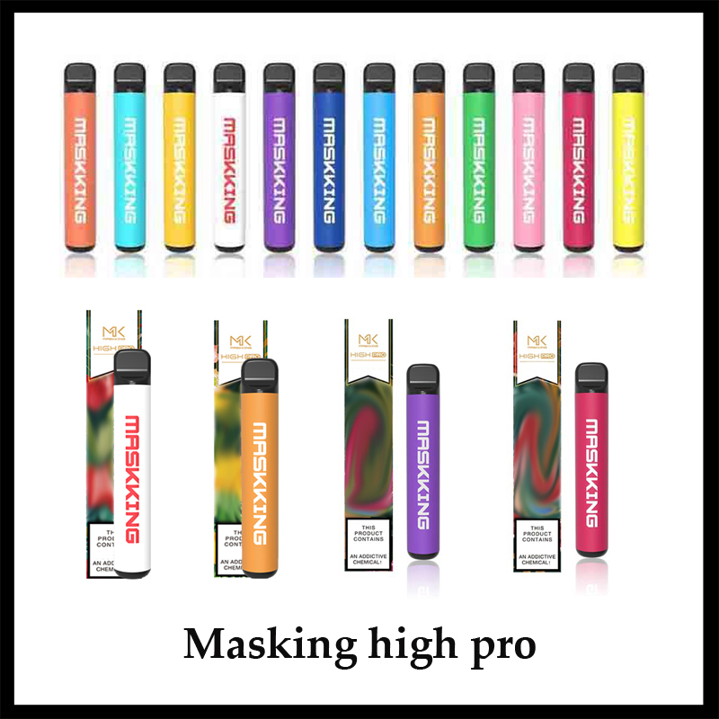Masking High Pro Disposable vape pen E cigarettes Device English/Russia Version 1000 puffs 600mAh 3.5ml Pre-filled Cartridges
Masking High Pro Disposable vape pen E cigarettes Device English/Russia Version 1000 puffs 600mAh 3.5ml Pre-filled Cartridges