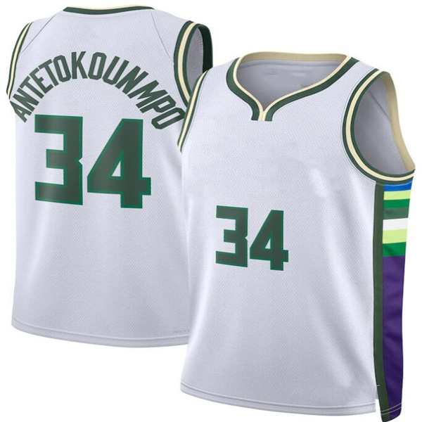 2021 Basketball Jerseys Giannis 34 Antetokounmpo Ray 34 Allen Jersey Karl-Anthony 32 Towns, As
2021 Basketball Jerseys Giannis 34 Antetokounmpo Ray 34 Allen Jersey Karl-Anthony 32 Towns, As