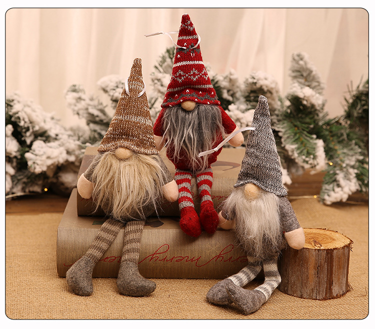 Classic Christmas Ornament Knitted Plush Gnome Doll Christmas Trees Wall Hanging Pendant Holiday Decor Gift Tree Decorations
Classic Christmas Ornament Knitted Plush Gnome Doll Christmas Trees Wall Hanging Pendant Holiday Decor Gift Tree Decorations