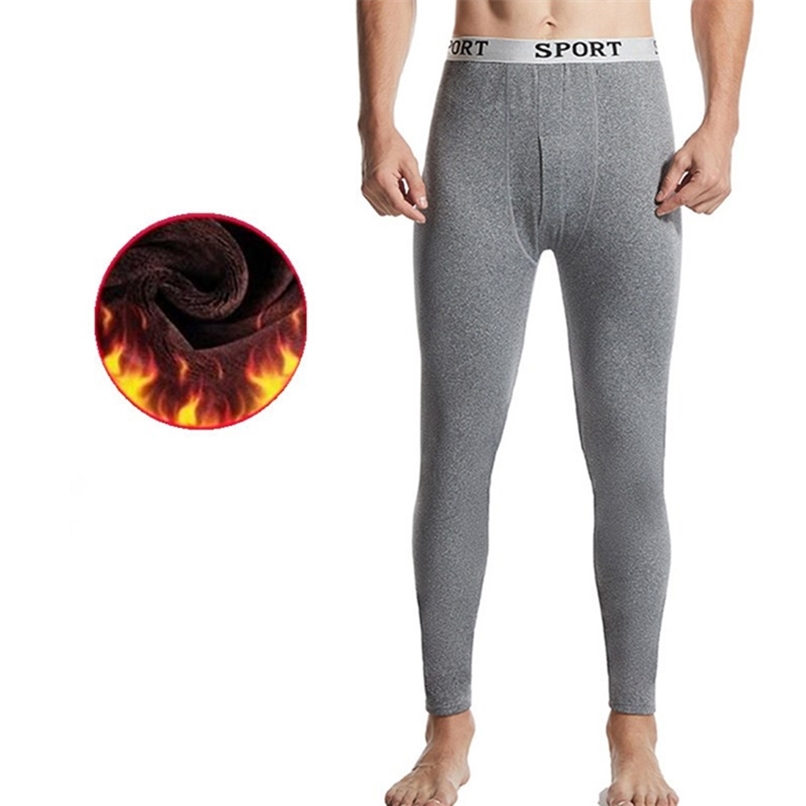Autumn Winter Mens Thermal Underwear Pants Warm Long Johns Men Solid Underpants Slim Pijama Thermo Clothing Elasticity Leggings 211110, Gray plus velve
Autumn Winter Mens Thermal Underwear Pants Warm Long Johns Men Solid Underpants Slim Pijama Thermo Clothing Elasticity Leggings 211110, Gray plus velve