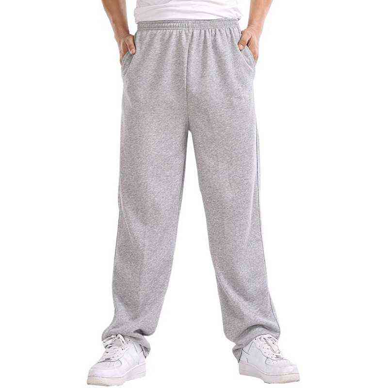 Size 7XL 140KG Men Simple Cotton Sports Pants autumn Black Elasticity Pants Casual Mens Home Pants Straight Trouser 211112