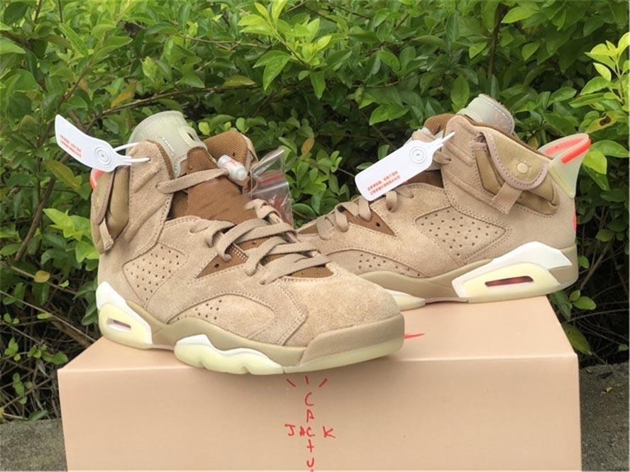 Release Travis Scotts x 6 Mens Womens Basketball Shoes 6s British Khaki fashion sneakers Outdoor Sports size 13 with box
Release Travis Scotts x 6 Mens Womens Basketball Shoes 6s British Khaki fashion sneakers Outdoor Sports size 13 with box