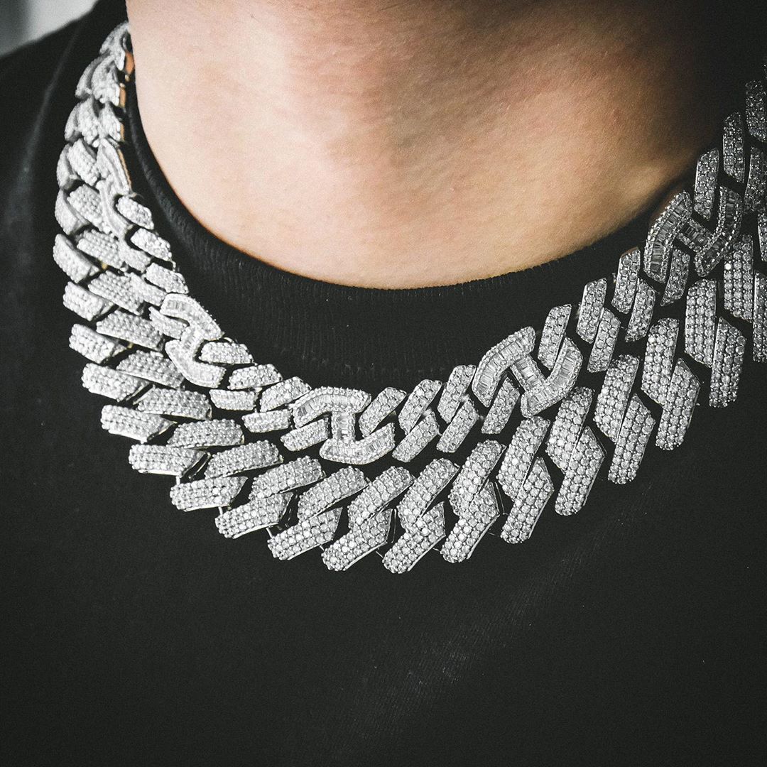 High quality iced out men jewelry 5A cz hip hop bling micro pave 19mm cuban link chain big heavy chunky necklace for men boy T200824