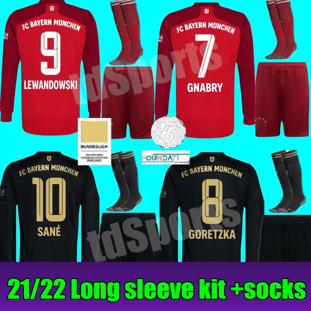 21 22 Long sleeve Men kit bAyern munich LEWANDOWSKI Soccer jersey home away 3rd SANE COMAN GNABRY ALABA DAVIES MULLER adult kits 2021 2022 Football shirt, Away+socks
21 22 Long sleeve Men kit bAyern munich LEWANDOWSKI Soccer jersey home away 3rd SANE COMAN GNABRY ALABA DAVIES MULLER adult kits 2021 2022 Football shirt, Away+socks