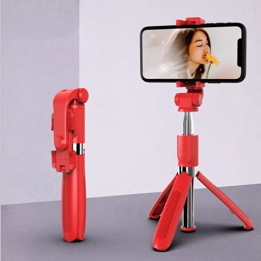 

3 in 1 Multi-function Handheld Monopod Wireless Bluetooth Selfie Stick Foldable Shutter Remote Extendable Mini Tripod for iPhone/Android/Huawei