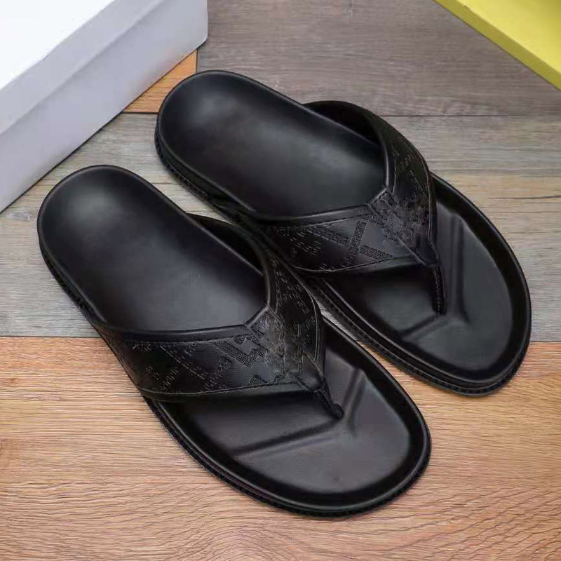 Slippers Men's Flip-Flops Sandals Casual Flat Genuine Leather Comfortable Summer Shoes, Black
Slippers Men's Flip-Flops Sandals Casual Flat Genuine Leather Comfortable Summer Shoes, Black