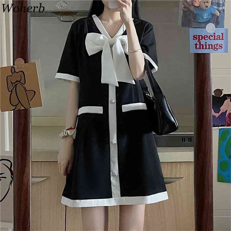 Vintage Bow Bandage Dress Women Korean Elegant Robe Summer Chic Short Sleeve Dresses Vestidos De Mujer 210519, White
Vintage Bow Bandage Dress Women Korean Elegant Robe Summer Chic Short Sleeve Dresses Vestidos De Mujer 210519, White