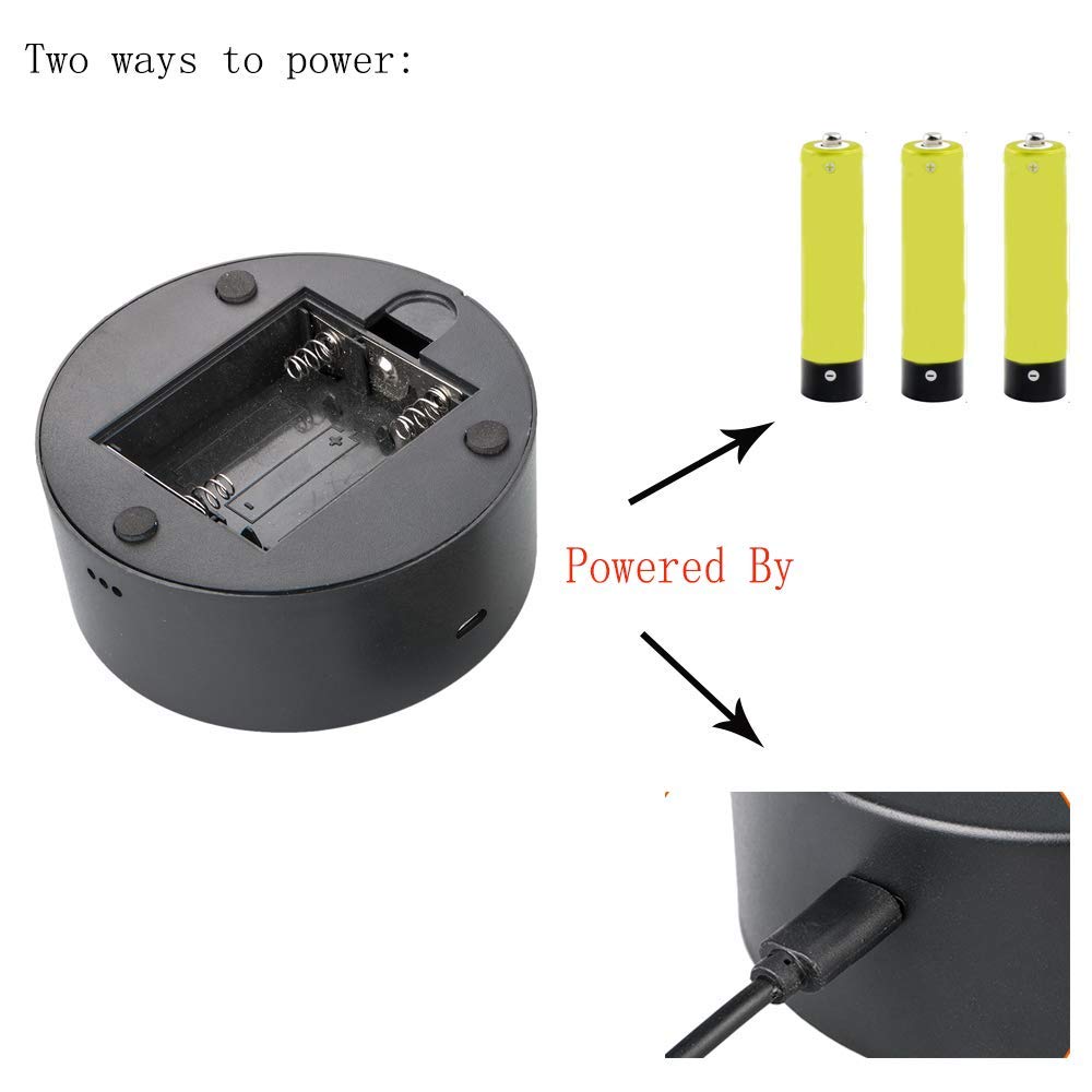 USA Stock RGB led lights 3D Touch Switch Lamp Base for Illusion 4mm Acrylic Light Panel 2A Battery or DC5V USB Powered
