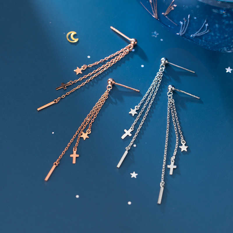 925 Sterling Silver Light Beads Drop Earring for Women Tassel Cross Star Geometric Long Dangle Fine Jewelry 210707
925 Sterling Silver Light Beads Drop Earring for Women Tassel Cross Star Geometric Long Dangle Fine Jewelry 210707