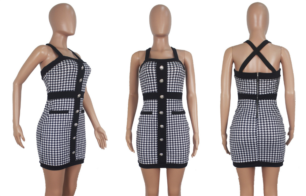 Fashion Dress for women Brand casual Blouse Womens sleeveless slim dresses great quality Ladies Tops Designers Clothes handmade knitting Party Coats F